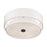 Livex Fontana 4Lt Semi-Flush, Bronze/White/White Fabric