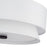 Livex Fontana 4Lt Semi-Flush, Bronze/White/White Fabric
