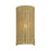 Livex Weavington 1Lt ADA Sconce, Gold/Hand-Woven Rustic Walnut