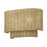 Livex Weavington 2Lt ADA 12" Sconce, Gold/Hand-Woven Rustic Walnut