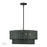 Livex Weavington 4Lt Pendant Chandelier, Black/Charred Gray - 60115-04