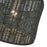 Livex Weavington 1Lt Small Semi-Flush, Black/Hand-Woven Charred Gray