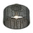 Livex Weavington 1Lt Medium Semi-Flush, Nickel/Charred Gray