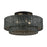 Livex Weavington 4Lt Extra Large Semi-Flush, Black/Charred Gray