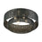 Livex Weavington 4Lt Extra Large Semi-Flush, Black/Charred Gray