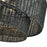 Livex Weavington 4Lt Extra Large Semi-Flush, Black/Charred Gray