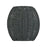 Livex Deluna 1Lt ADA Sconce, Black/Hand-Woven Black