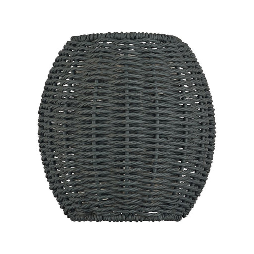 Livex Deluna 1Lt ADA Sconce, Black/Hand-Woven Black