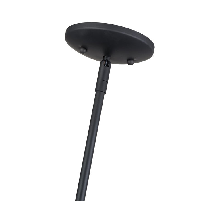 Livex Deluna 3Lt Pendant Chandelier, Black/Hand-Woven Black