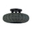 Livex Deluna 3Lt 18" Dia Semi-Flush, Black/Hand-Woven Black