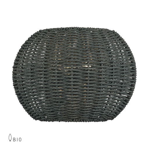 Livex Deluna 2Lt ADA Sconce, Black/Hand-Woven Black - 60159-91