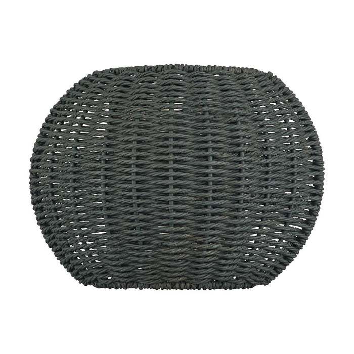 Livex Deluna 2Lt ADA Sconce, Black/Hand-Woven Black