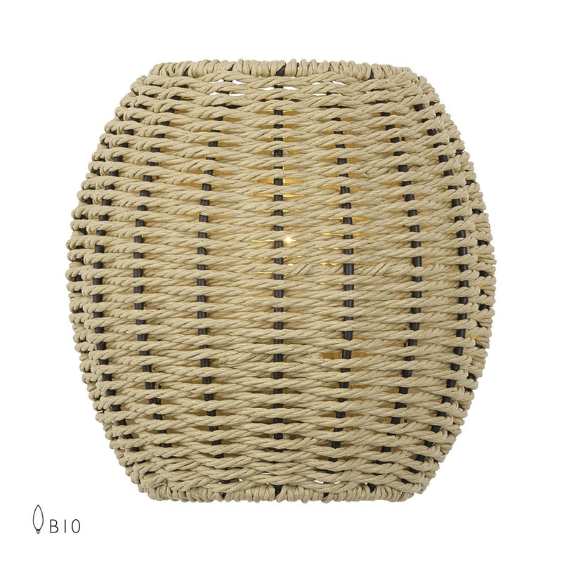 Livex Summervine 1Lt ADA Sconce, Gold/Hand-Woven French Beige - 60200-48