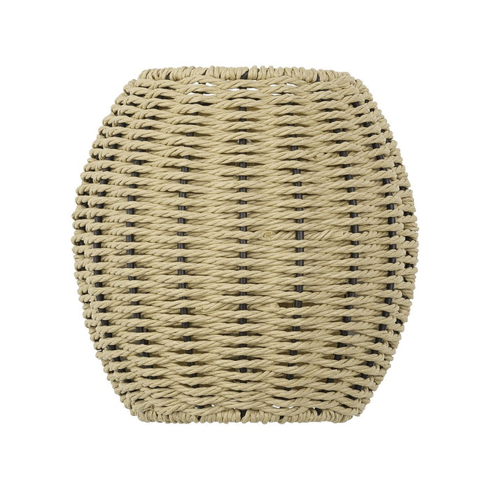 Livex Summervine 1Lt ADA Sconce, Gold/Hand-Woven French Beige