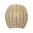 Livex Summervine 1Lt ADA Sconce, Gold/Hand-Woven French Beige
