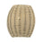 Livex Summervine 1Lt ADA Sconce, Gold/Hand-Woven French Beige