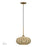 Livex Summervine 1Lt Pendant, Gold/Hand-Woven French Beige - 60203-48