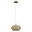 Livex Summervine 1Lt Pendant, Gold/Hand-Woven French Beige