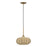 Livex Summervine 1Lt Pendant, Gold/Hand-Woven French Beige