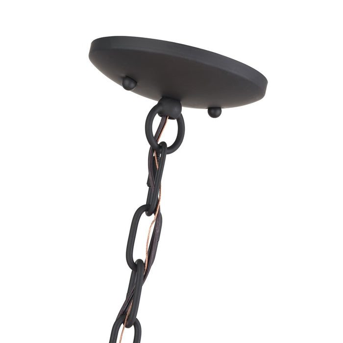 Livex Summervine 5Lt Pendant Chandelier, Bronze/French Beige