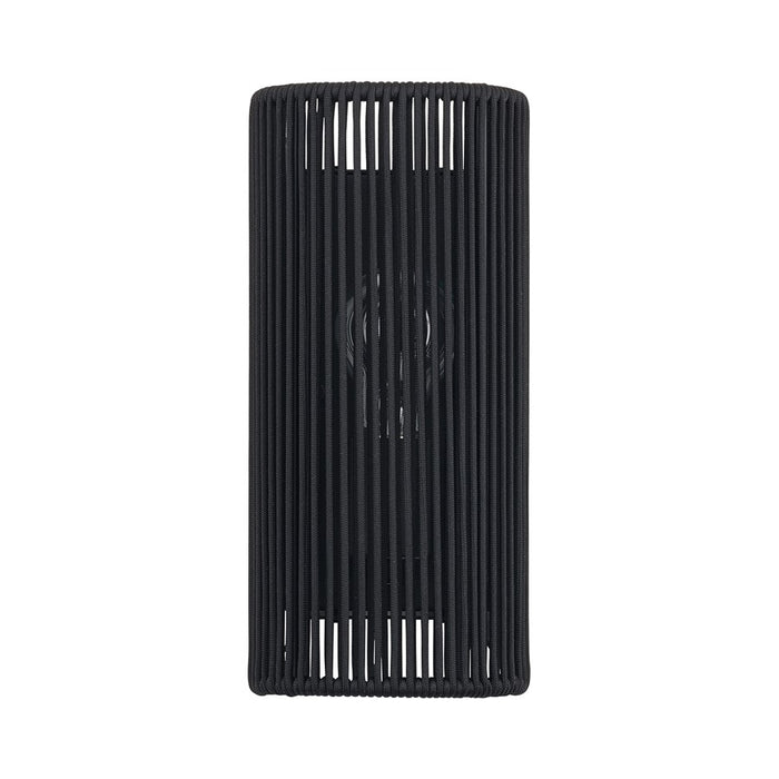 Livex Acordia 1Lt ADA 5" W Sconce, Black/Parisian Night Polyester