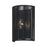 Livex Acordia 1Lt ADA 8"W Sconce, Black/Parisian Night Polyester Rope
