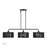 Livex Acordia 3Lt Extra Large Chandelier, Black/Parisian Polyester - 60233-04
