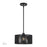Livex Acordia 1Lt Pendant, Black/Parisian Night Color Polyester Rope - 60243-04