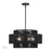 Livex Acordia 5Lt Pendant Chandelier, Black/Parisian Night Polyester - 60245-04
