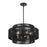 Livex Acordia 5Lt Pendant Chandelier, Black/Parisian Night Polyester