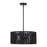 Livex Acordia 3Lt Pendant Chandelier, Black/Parisian Night Polyester