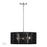 Livex Acordia 3Lt Pendant Chandelier, Nickel/Parisian Polyester - 60246-81