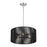 Livex Acordia 3Lt Pendant Chandelier, Nickel/Parisian Polyester