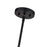 Livex Florell 5Lt Pendant Chandelier, Black/Parisian Night Polyester