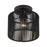 Livex Acordia 1Lt 8.5" Dia Semi-Flush, Black/Parisian Polyester
