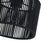 Livex Acordia 1Lt 8.5" Dia Semi-Flush, Black/Parisian Polyester