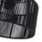 Livex Acordia 1Lt 12" Dia Semi-Flush, Black/Parisian Polyester