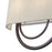 Livex Stratton 2Lt 15" ADA Sconce, Bronze/Oatmeal Fabric/White Fabric