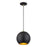 Livex Kuppola Lt Globe Pendant, Bronze/Brass/Bronze Aluminum/Gold