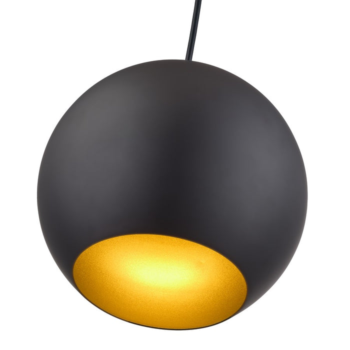 Livex Kuppola Lt Globe Pendant, Bronze/Brass/Bronze Aluminum/Gold