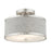 Livex Park Ridge 2 Light Semi Flush Mount, Brushed Nickel