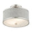 Livex Park Ridge 2 Light Semi Flush Mount, Brushed Nickel