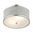 Livex Park Ridge 2 Light Semi Flush Mount, Brushed Nickel