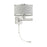 Livex Park Ridge 1 Light Swing Arm Wall Lamp, Brushed Nickel
