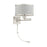 Livex Park Ridge 1 Light Swing Arm Wall Lamp, Brushed Nickel
