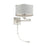 Livex Park Ridge 1 Light Swing Arm Wall Lamp, Brushed Nickel