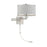 Livex Park Ridge 1 Light Swing Arm Wall Lamp, Brushed Nickel