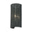 Livex Weavington 1Lt ADA Sconce, Nickel/Hand-Woven Charred Gray