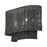 Livex Weavington 2Lt ADA 12"W Sconce, Nickel/Hand-Woven Charred Gray