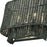 Livex Weavington 2Lt ADA 12"W Sconce, Nickel/Hand-Woven Charred Gray